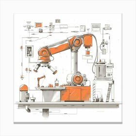 A Workflow Automation Hand Drawn Sketch Illustra 1718669134 1 Canvas Print