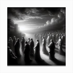 Gathering Of The Dead Canvas Print