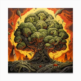 Apocalypse Tree Canvas Print