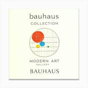 Bauhaus Collection art print Canvas Print