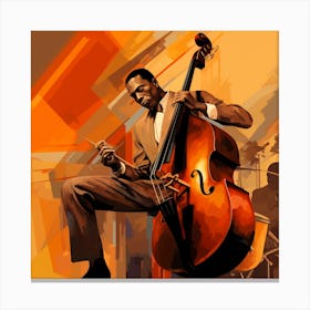 Jazz Musician 50 Canvas Print