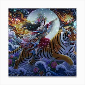 Chinese Tiger Canvas Print