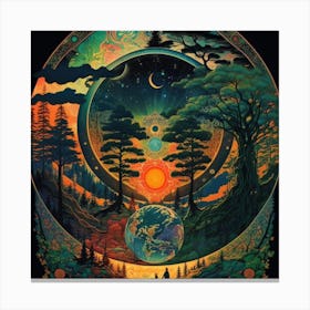 Circle Of Life Canvas Print