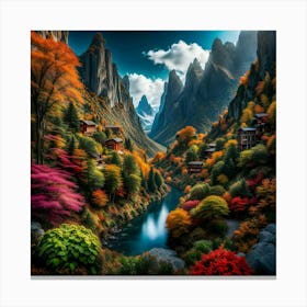 Autumn In The Mountains Canvas Print