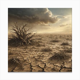 Dry Landscape 1 Canvas Print