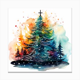 Pastel Pine Perfection Canvas Print