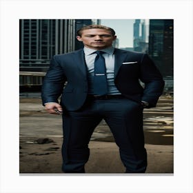 Man In Suit Canvas Print