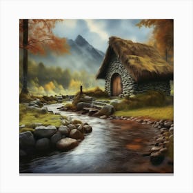 Scottish Cottage 4 Canvas Print