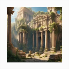 Ruins Of Rome Canvas Print