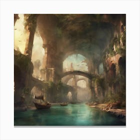 Fantasy City 63 Canvas Print