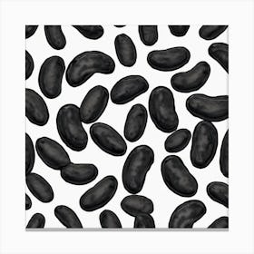 Black Beans 10 Canvas Print