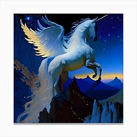 Beautiful Pegasus Canvas Print