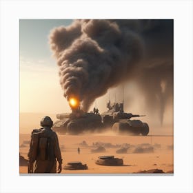 Sandstorm 4 Canvas Print