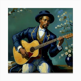 Man With A Guitar 1 Canvas Print