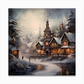 Wintertide Wonders Canvas Print