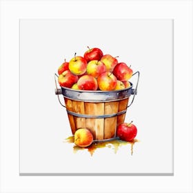 Apple Bucket 1 Canvas Print