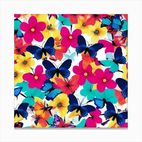 Colorful Butterflies Canvas Print