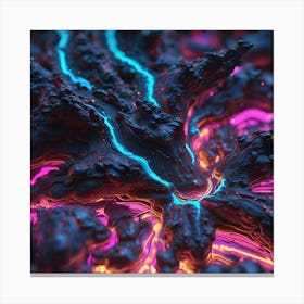 Abstract Fractal Art shape Canvas Print