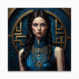 Chinese Woman Canvas Print
