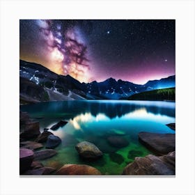 Milky Lake 2 Canvas Print