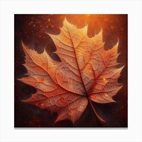 Autumn Leaf 1 Canvas Print