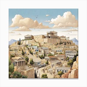 Athens Canvas Print