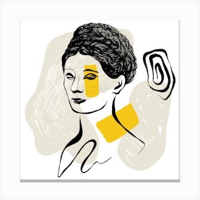 Portrait Of A Woman Canvas Print