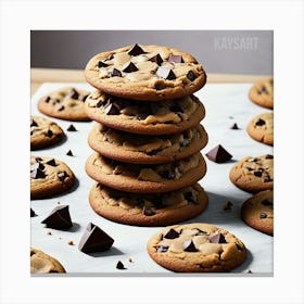 Chocolate Chip Cookies 3 Canvas Print