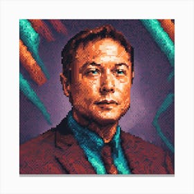 Elon Musk Canvas Print