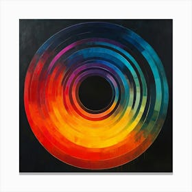 'Circle' Art Canvas Print