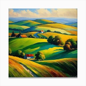 Landscape Painting 136 Canvas Print