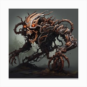 Cyborg Monster Canvas Print