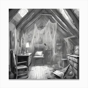 Attic Room Canvas Print