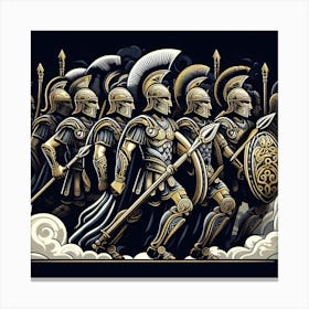 Spartan Warriors 1 Canvas Print