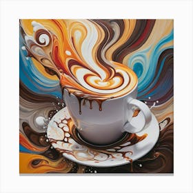 Latte Art 53 Canvas Print