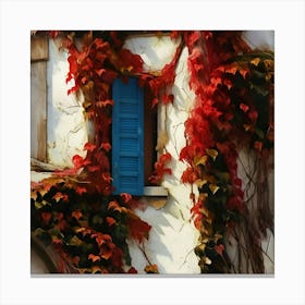 Ivy Covered House Canvas Print