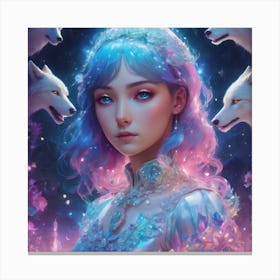 Wolf Girl Canvas Print