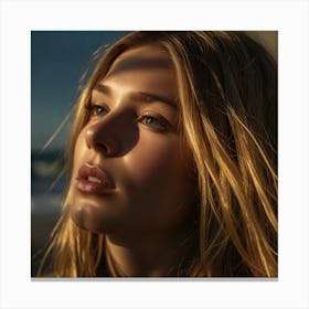 Women Nice Face Canvas Print