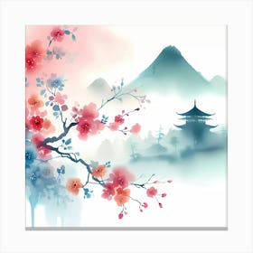 Asian Painting 3 Canvas Print