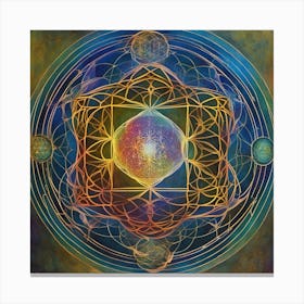 Sacred Geometry 333 Canvas Print