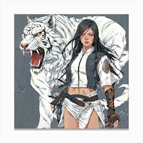 Tigress of the East Canvas Print