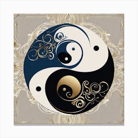 Yin Yang 17 Canvas Print