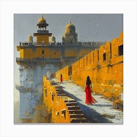 Rajasthan By Rajeshwari Canvas Print