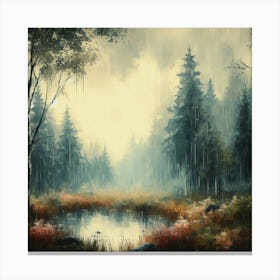 Heart Pond by dee Canvas Print