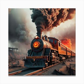 Train To Hell 2 Canvas Print