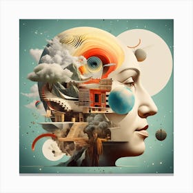 Abstract And Surreal Art Series By Csaba Fikker 013 Canvas Print