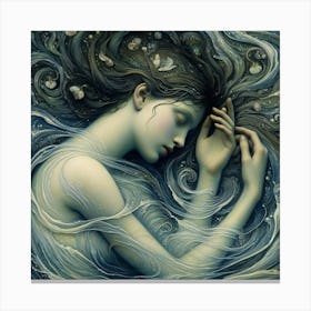 Dreaming Woman Canvas Print