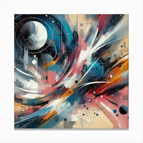 Abstract By Person Canvas Print