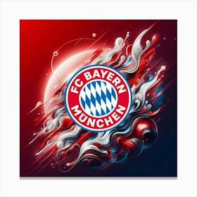 FC Bayern München Logo Wall Art 8 Canvas Print