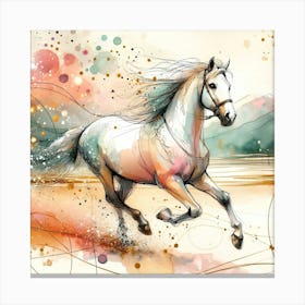 Creative Horse Beauty Illustration Nr 187 Canvas Print